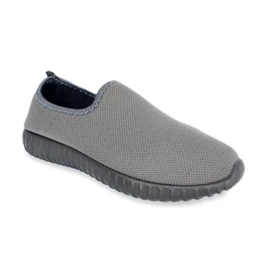 Vivo Fashion Slip On Sepatu Pria - Dark Grey [SP09373]