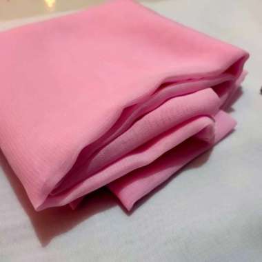 Bella Square Hijab Segi Empat - peanut baby pink