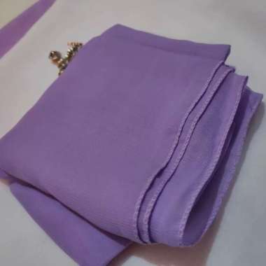 Bella Square Hijab Segi Empat - peanut lilac