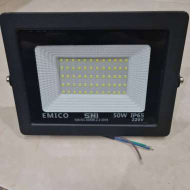 Lampu Sorot 50W PUTIH Emico-Lampu Tembak LED 50 Watt IP65 EMICO ORIGINAL 100 % Multicolor