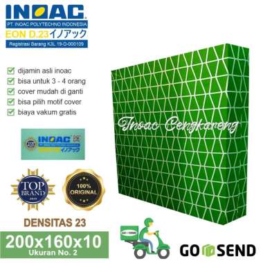 Kasur Busa Inoac EON D23 No. 2 Ukuran 200x160x10 cm Tebal 10 cm Kasur Busa Inoac D 23 Original Murah