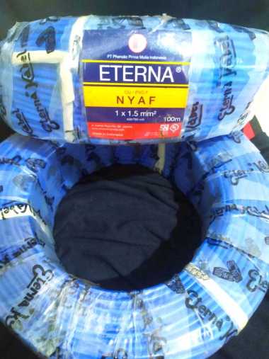 eterna kabel nyaf 1x2.5 serabut 1x2.5mm eterna 1x2,5 Biru