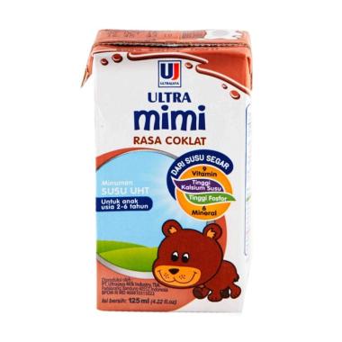 Ultra Mimi Coklat Susu UHT 125 mL | Susu Ultra Mimi Choco