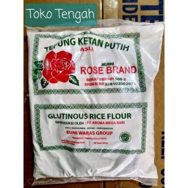 tepung ketan putih 500gr rose brand