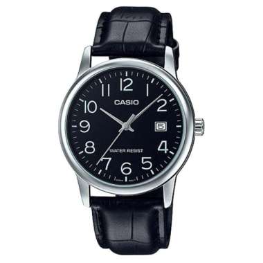 CASIO ORIGINAL - CASIO MTP-V002L-1B - JAM TANGAN PRIA JAM PRIA - KULIT CASIO MTP V002L 1B V 002 L MT