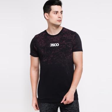 3SECOND Men T-Shirt Pria - Black [181051812]