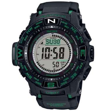 CASIO ORIGINAL - CASIO PROTREK PRW-S3500-1DR - JAM TANGAN PRIA JAM PRIA LA - RUBBER PRO TREK CASIO P