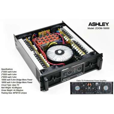 Power Ashley Zoom 16000 Amplifier Ashley Class TD Original