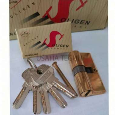 Silinder Kunci SOLIGEN SILINDER KUNCI Computer KUNINGAN 5 ANAK KUNCI
