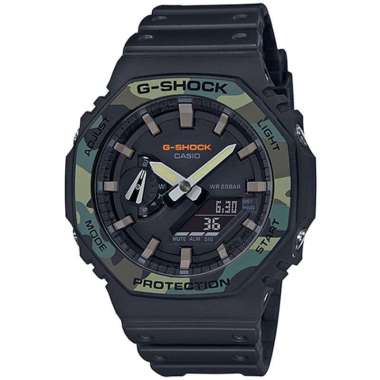 CASIO ORIGINAL - CASIO G-SHOCK GA-2100SU-1ADR - JAM TANGAN PRIA JAM PRIA - RUBBER G SHOCK GSHOCK CAS