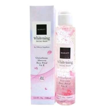 Scarlett Whitening Facial Wash Glowing Scarlet Pemutih Wajah