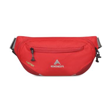 Eiger Basic Rattler Waist Bag Tas Pinggang Pria - Red [1 Liter]