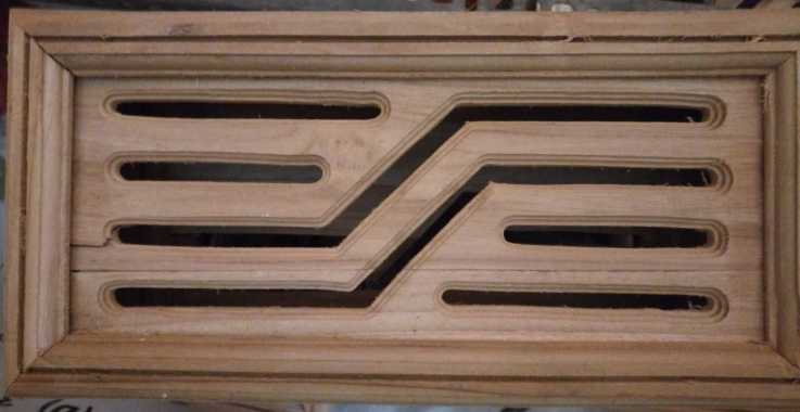 Loster Kayu Jati Jepara Asli Original Motif Minimalis Modern
