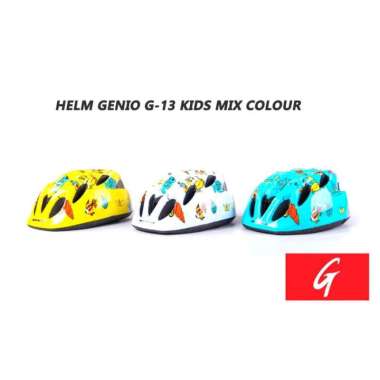 Helm Anak Sepeda Genio Kids G 13 Bicycle Empire S Blue