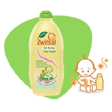 Zwitsal Natural Baby Powder with Rich Honey 300gr - bedak bayi - bedak tabur zwitsal - bedak tabur bayi paling laris aman bpom