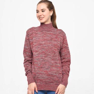 JAVA SEVEN ARF 504 Sweater Wanita - Maroon