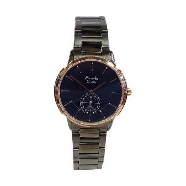 Alexandre Christie AC8546LS Sapphire Stainless Steel Jam Tangan Wanita Grey