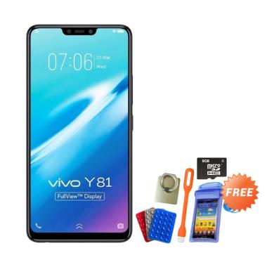 VIVO Y81 Smartphone - Black [16GB/ ... ry Card 8 GB & Accesories