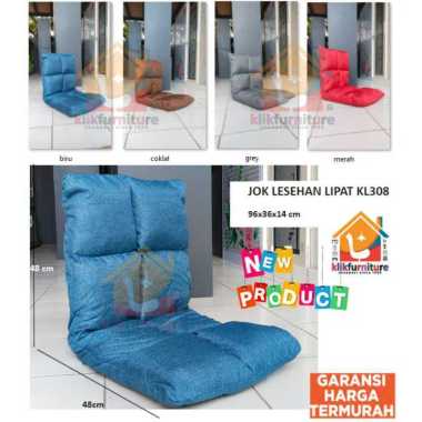 Kursi Lantai / Kursi Lipat / Sofa Lantai / Sofa Lesehan KL308 Grey