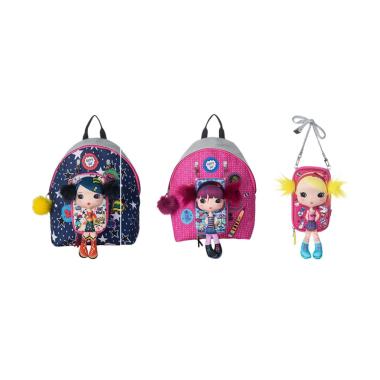 Tiny Treasures Backpack Pop Hero +  ... Sticker Patch Tas Sekolah