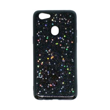 SWcase Sperkling Starblack Casing for OPPO F5 #01 BLACK