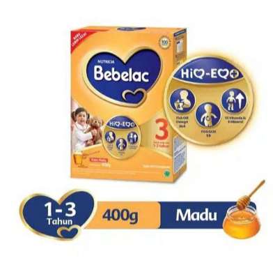 Bebelac 3 Rasa MADU 400 gr Batita 1-3 thn - Nutricia Bebelove Bebelac 3 400 GRAM MADU