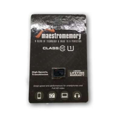 MicroSD Maestro 8GB Class 10 Memory Card Micro SD Memory HP