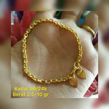 Gelang Emas 24 Karat - Harga Terbaru April 2022 | Blibli