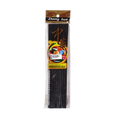 Zhonghua WB Melamin Dinemate Sumpit - Hitam [24 cm/ 10 Pasang] Hitam