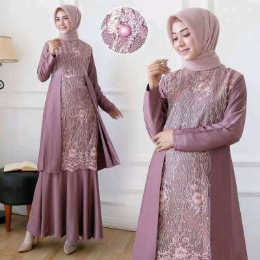 ZARINA DRESS Dress Muslim gamis pesta gaun pesta wanita baju muslim perempuan baju kondangan gaun mu