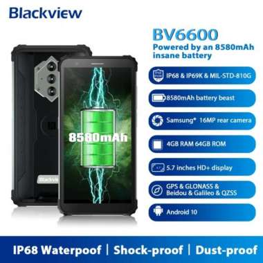 Blackview BV6600 4GB  64GB Android 10 8580MAh