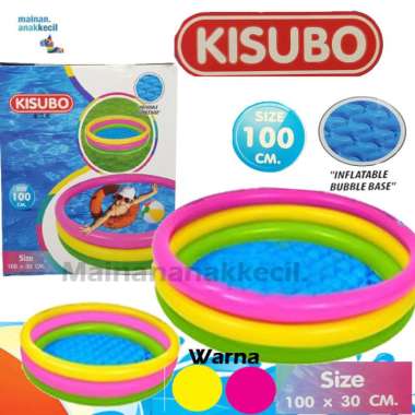 Mainan anak Kolam Renang Kisubo warna full colour Pink