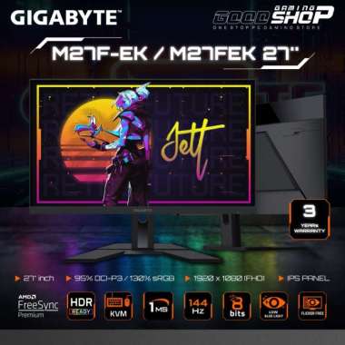 Gigabyte M27F - Monitor Gaming IPS 144Hz