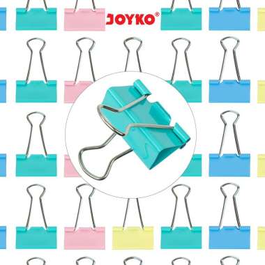 Binder Clip Klip Penjepit Kertas Joyko Pastel PTL 107PTL-40Pcs