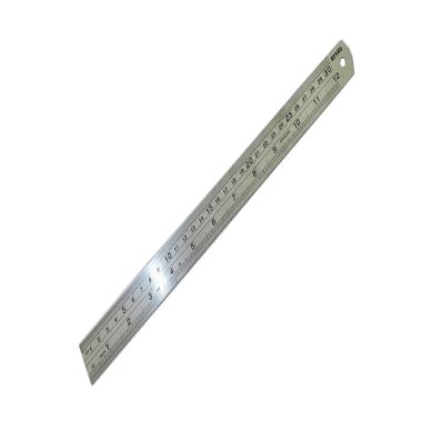 Kenko Penggaris Besi [30 cm] 01 Silver