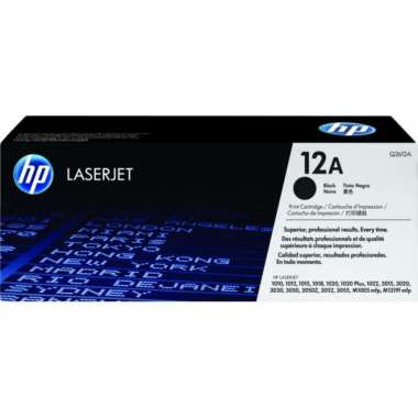 Toner HP 12 A Black LaserJet HP Original (Q2612A)