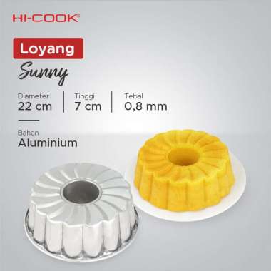 Hi-Cook Sunny Cake Pan - Loyang Tulban / Loyang Kue 22 CM
