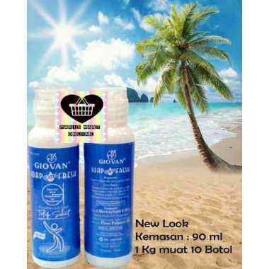 SABUN GIOVAN BIRU / SABUN CAIR HEALTHY UNTUK BAYI ANAK DEWASA / SABUN ANTISEPTIK / GATEL- GATEL ALER