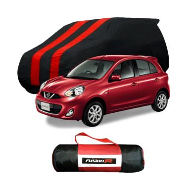 FUSION Vanguard Sarung Mobil Nissan March WATERPROOF Tasla Korean Import [ Cover Mobil Nissan March