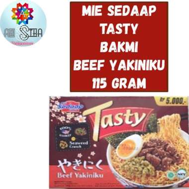 Mie Sedaap Tasty Bakmi Ayam Sedap instan Beef Yakiniku