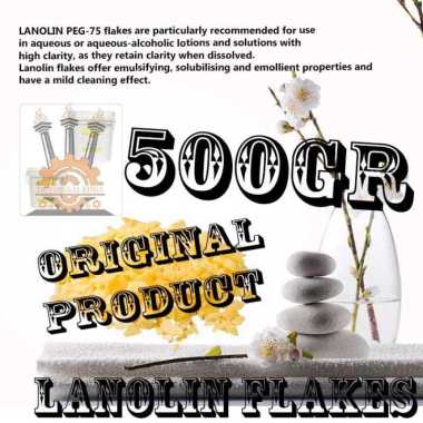 Natural Emulsifier peg-75 Emulsifying Wax Lanolin Wax 500gram