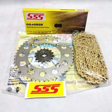 Gear gir set SSS 428 Klx150 Chrome