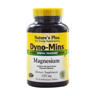 Nature's Plus Dyno-Mins Magnesium 250 mg Suplemen [90 Tablet]
