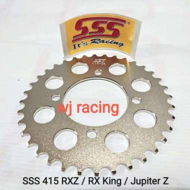 Gear SSS 415 RXZ / RX King / Jupiter Z size 41 - 45 415x45 Chrome