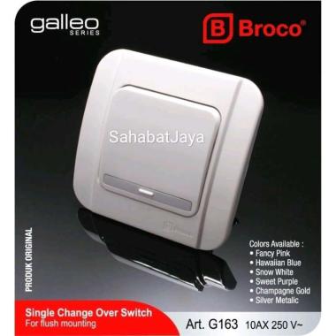 Broco Galleo Saklar Engkel G161 / Galleo saklar tunggal