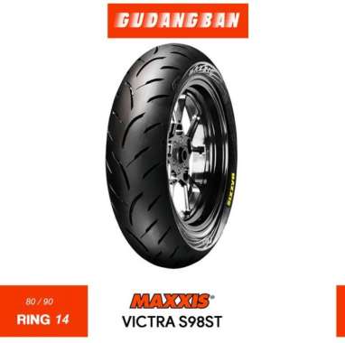 Ban luar Maxxis Victra 80 90 14 Tubeless Motor Matic Beat Mio FREE PENTIL PRODUKSI TERBARU