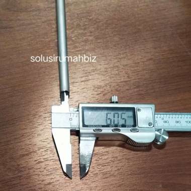 pipa aluminium per10cm potongan id 6mm pipe diameter dalam 6 mm bulat