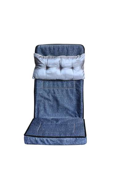 kursi lesehan / kursi tatami / kursi santai / kursi lipat sofa tatami navy