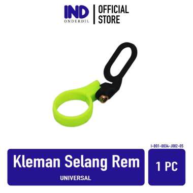 Kleman-Klem Selang-Kabel Rem Depan Model V Plastik Untuk Semua Jenis Motor-Universal Merah-Kuning-Or