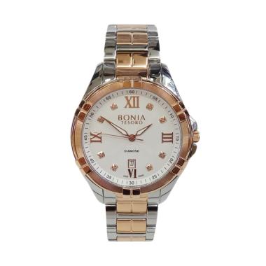 Bonia Diamond Tesoro St-Steel Jam Tangan Pria ...